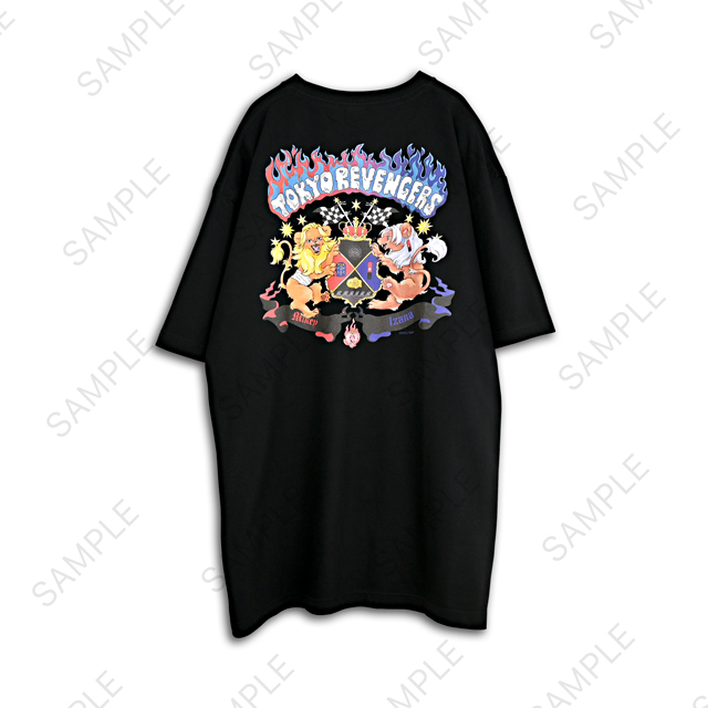 東京リベンジャーズ｜Ms LUTRAコラボ　ビッグTシャツ（マイキーとイザナ）：正面