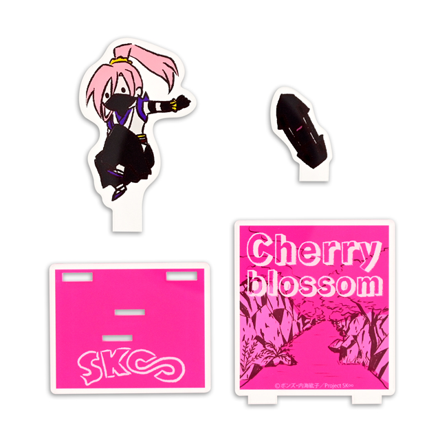 SK∞ エスケーエイト｜アクリルジオラマ（Cherry blossom）：各パーツ